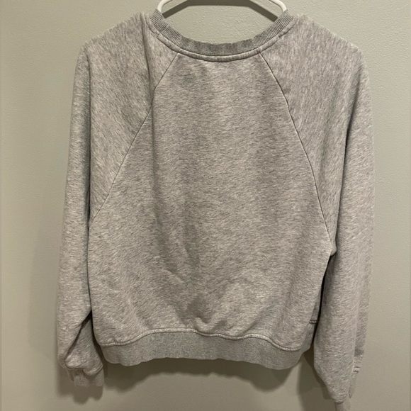 Tommy Hilfiger Embroidered Crew Neck Sweatshirt Gray Women’s Size Medium - Picture 9 of 9